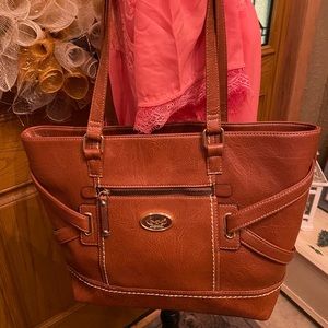 BOC caramel colored bag - great condition